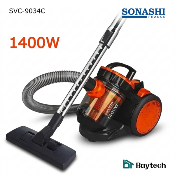 Page 4 Aspirateur Sans Sac Cyclonique Sonashi SVC-9034C – 1400W